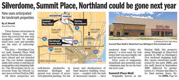 Northland Center (Northland Mall) - 2016 Article On Demo